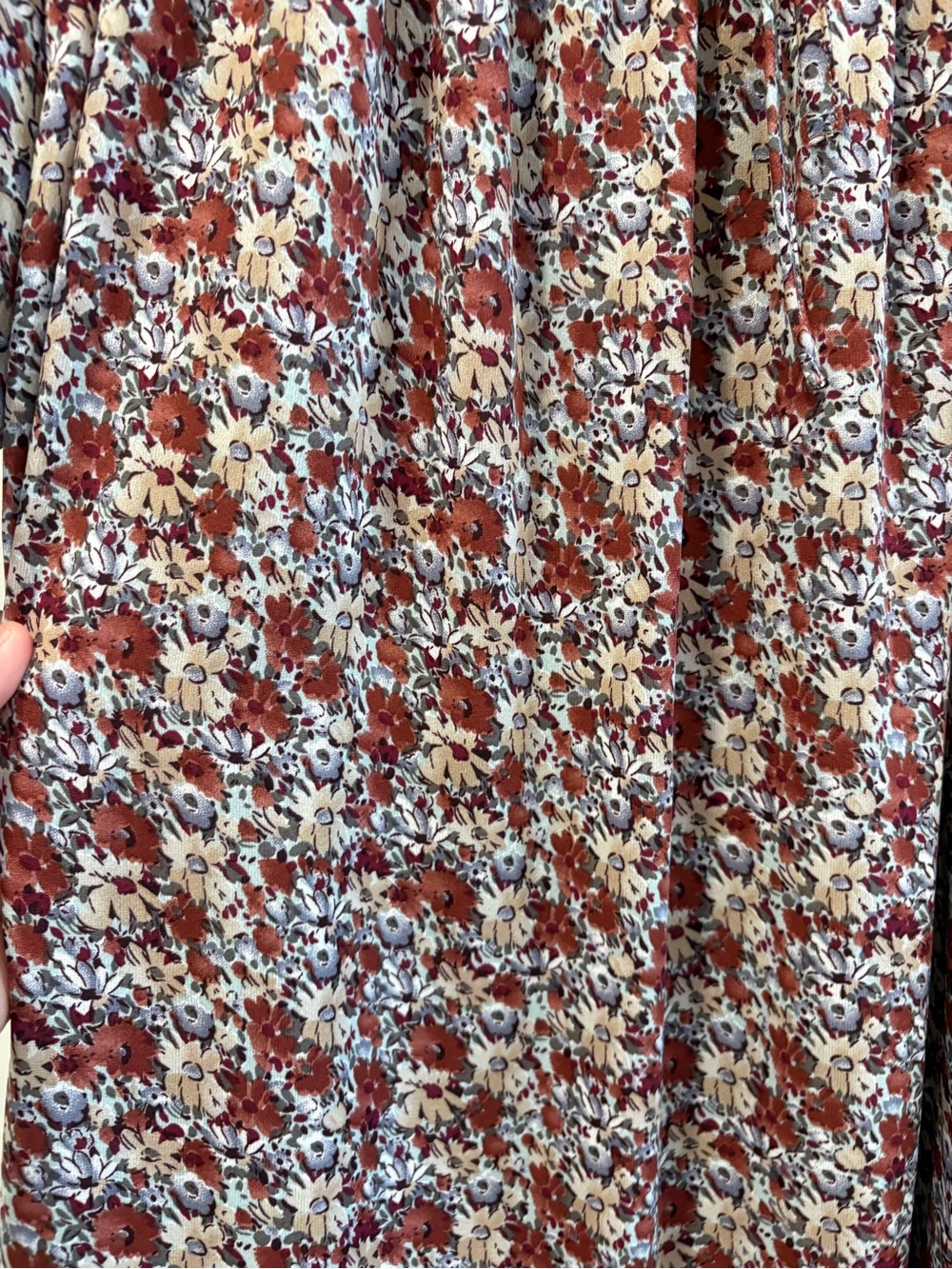 NWT Floral Maxi Long Sleeve dress - Picture 2 of 4